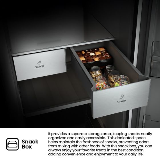 Hisense Side by Side Refrigerator, 614L, Black, RS9P819GTB