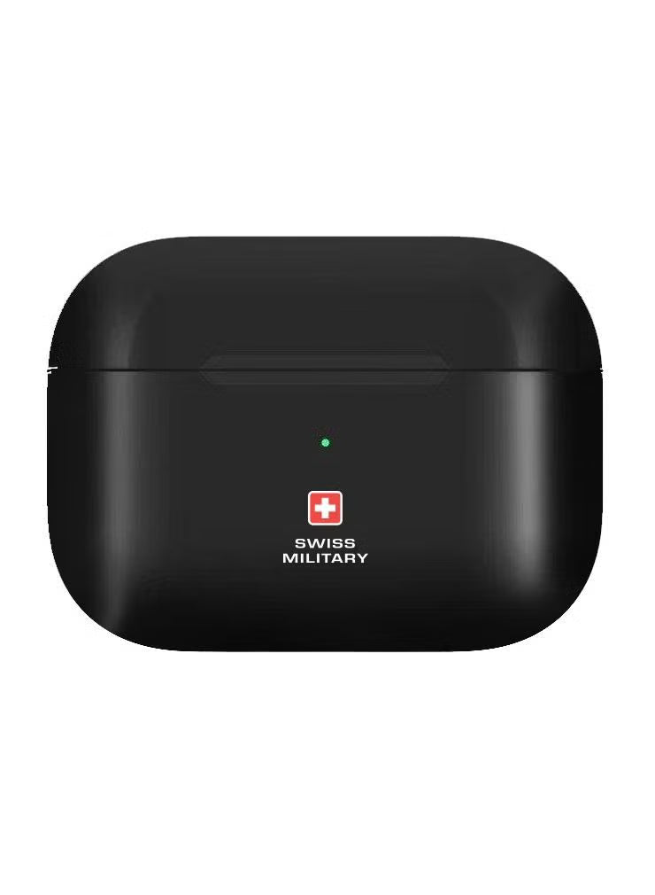 Swiss Military Victor 8 ANC True Wireless Earbuds – Black