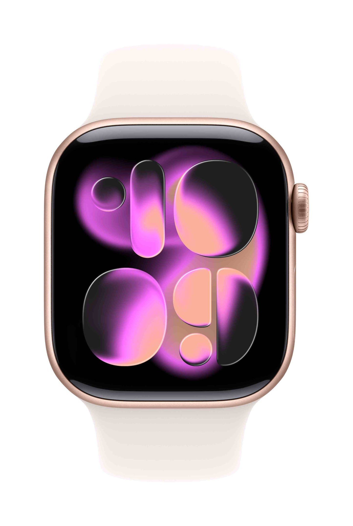 Apple Watch Series 11 GPS + Cellular 42mm, Rose Gold Aluminium Case with Light Blush Sport Band, M/L