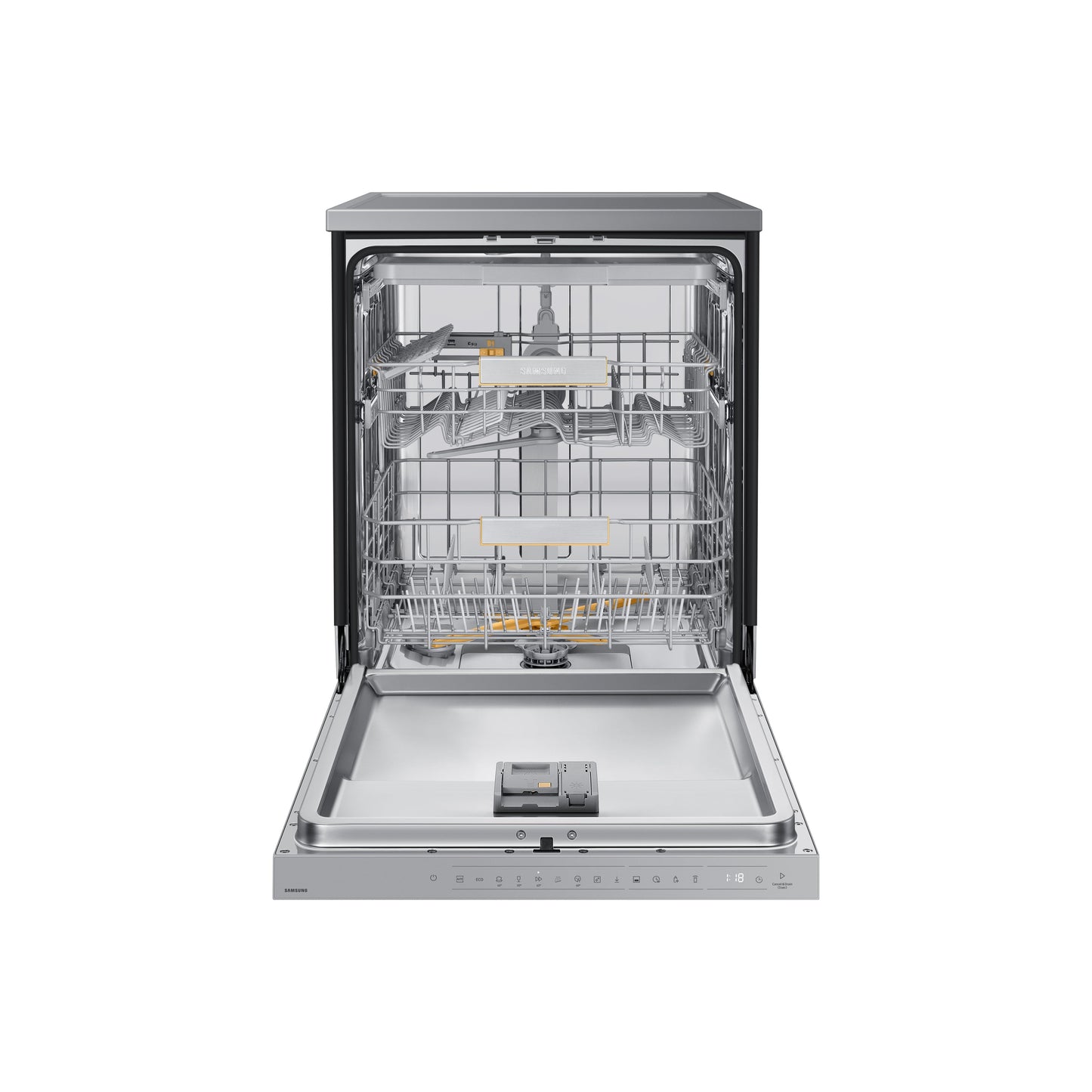 Samsung Dish Washers, 14 Plates, WaterJet Clean, 1 Year Warranty, Silver Color, DW60DG790FSLGU