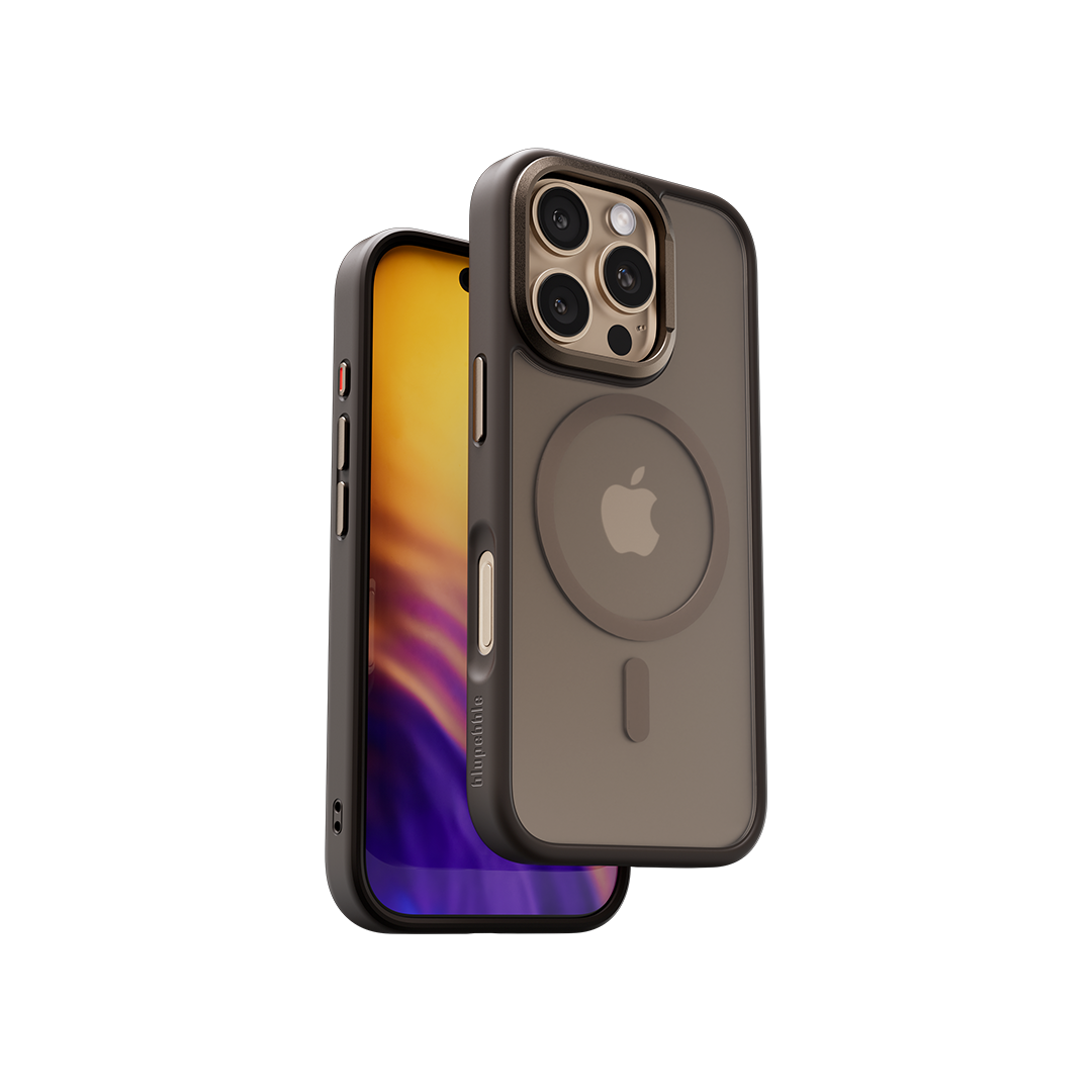 Blupebble Hybrid Matte Case with MagSafe for iPhone 16 Pro Max 6.9-inch, Rose Gold