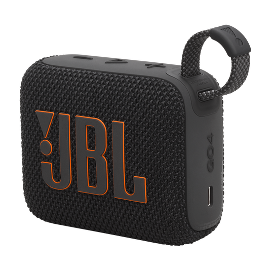 JBL GO 4 BLK Portable Speaker, Water & Dust Proof, Bluetooth, With Auracast, Black