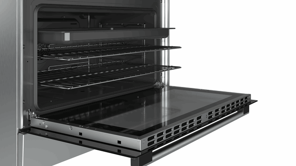 BOSCH Series 8 Electric Range Cooker 90cm, Stainless steel Grey, HKK99V850M