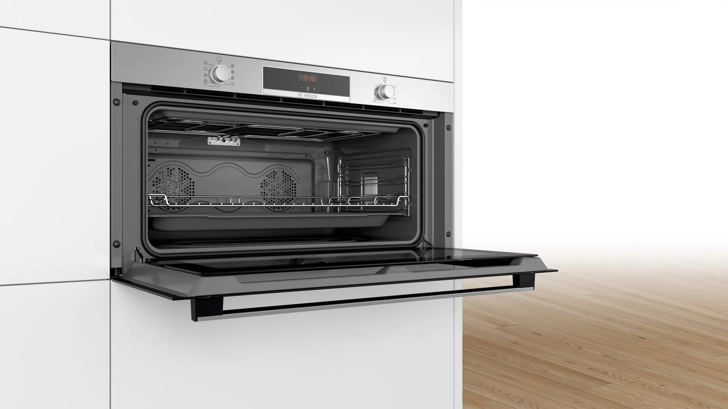 Bosch Series 4, 90 x 48 cm, Stainless steel, VBC514CR0