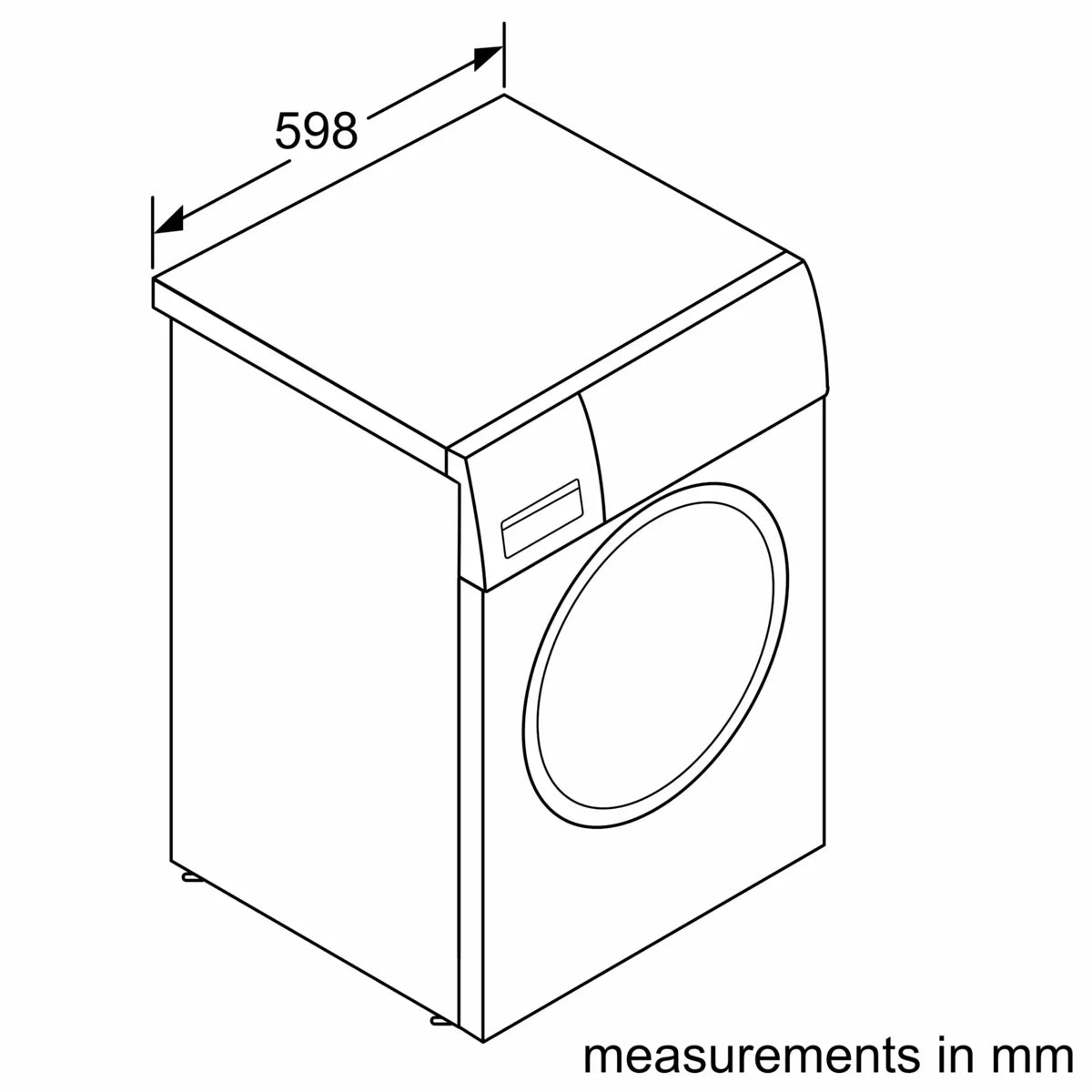 Bosch Series 6 Front Load Washing Machine, 10KG, 1400 RPM, Wi-Fi, White, WAL28PH1GC