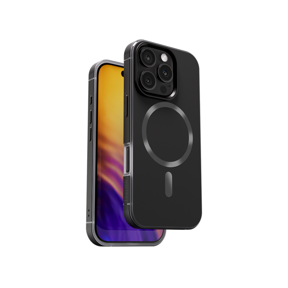 Blupebble Metal Guard Case with MagSafe iPhone 16 Pro 6.3-inch, Black