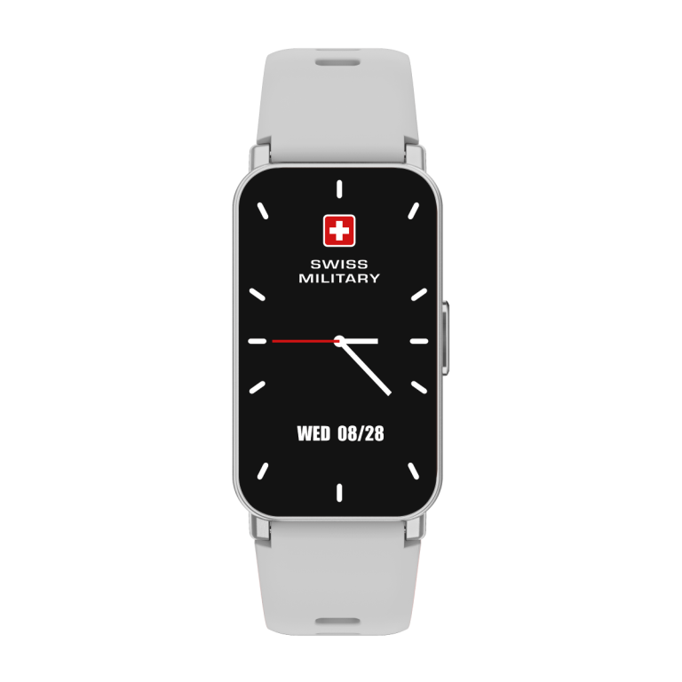 Rhine 3 Smartband with Calling Feature – Grey Silicon Strap