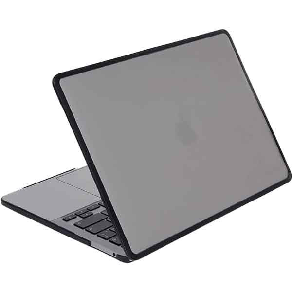 Blupebble Frost SnapShell for MacBook Air 13.6-inch (2022), Black