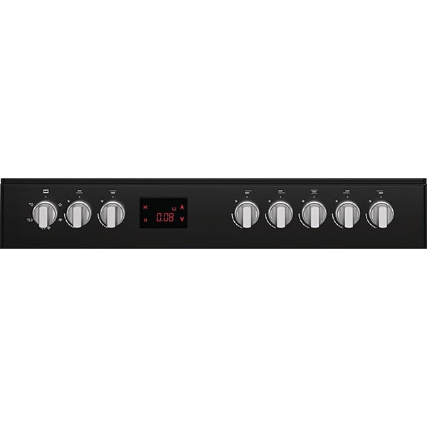 Gorenje, GGI9C20B, 90 cm Freestanding Gas Cooker, 105 Litres Multifunction Oven with Fan, Cast Iron Pan Support, One Hand Ignition, Catalytic Self Cleaning oven sides, Matt Black, 1 Year Warranty