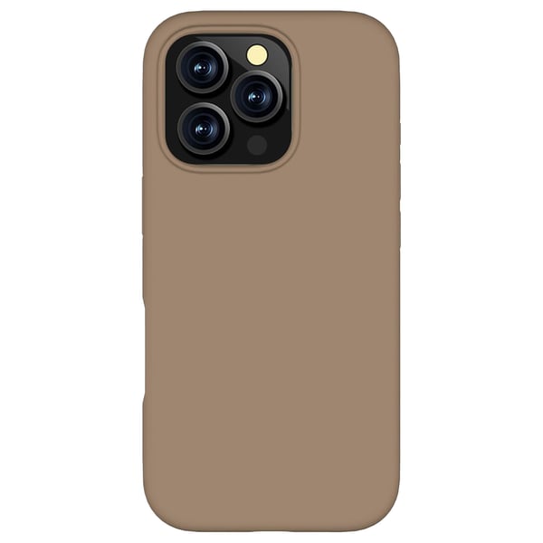 PROTECT iPhone 16 Pro Silicon Phone Case, Magsafe, Protective, Anti Scratch, Brown, SMIP16PBRN