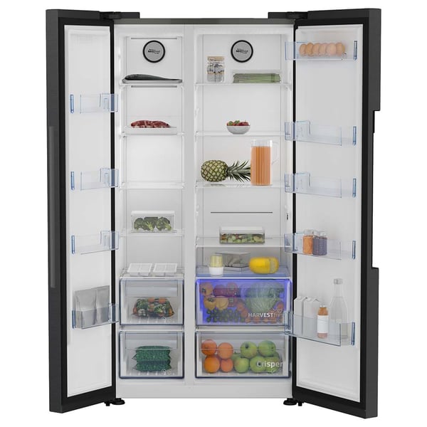 Beko Double Door Refrigerator, 635 Ltrs, 1 Year Warranty, Prepainted Dark Inox, GNE741PP