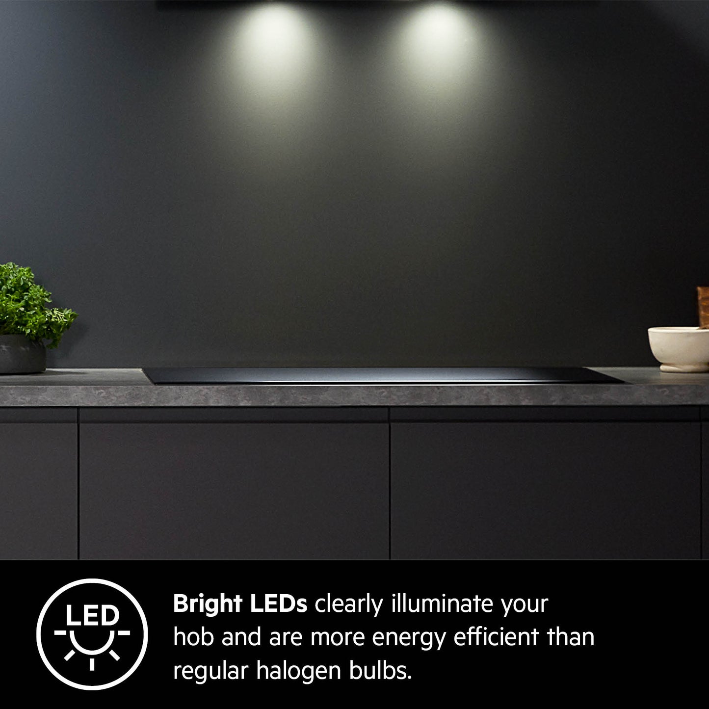 AEG Built-in Traditional Chimney Hood 60cm, Breeze Function, LED lighting, Washable filters, Silver, DKB4650M