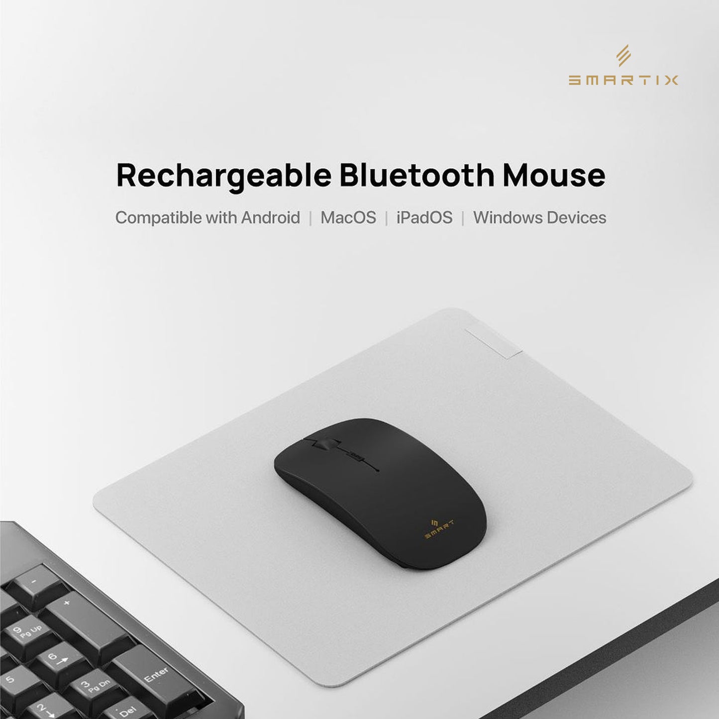 Smartix Mouse Wireless, Dry Cell, Seamless Connectivity