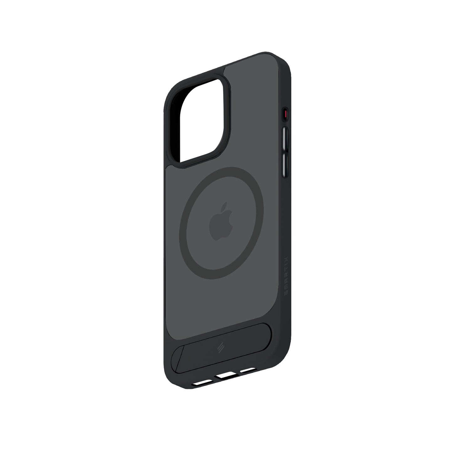 Smartix Premium Designer Stand Case for iPhone 16 Pro, Black