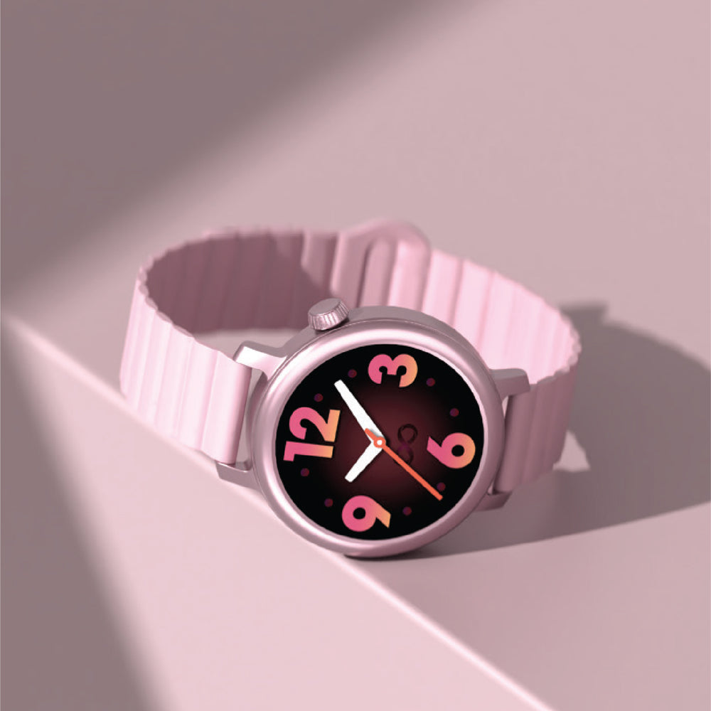 Smartix AURA Smart Watch – AMOLED Display, Bluetooth Calling & IP68 Pink