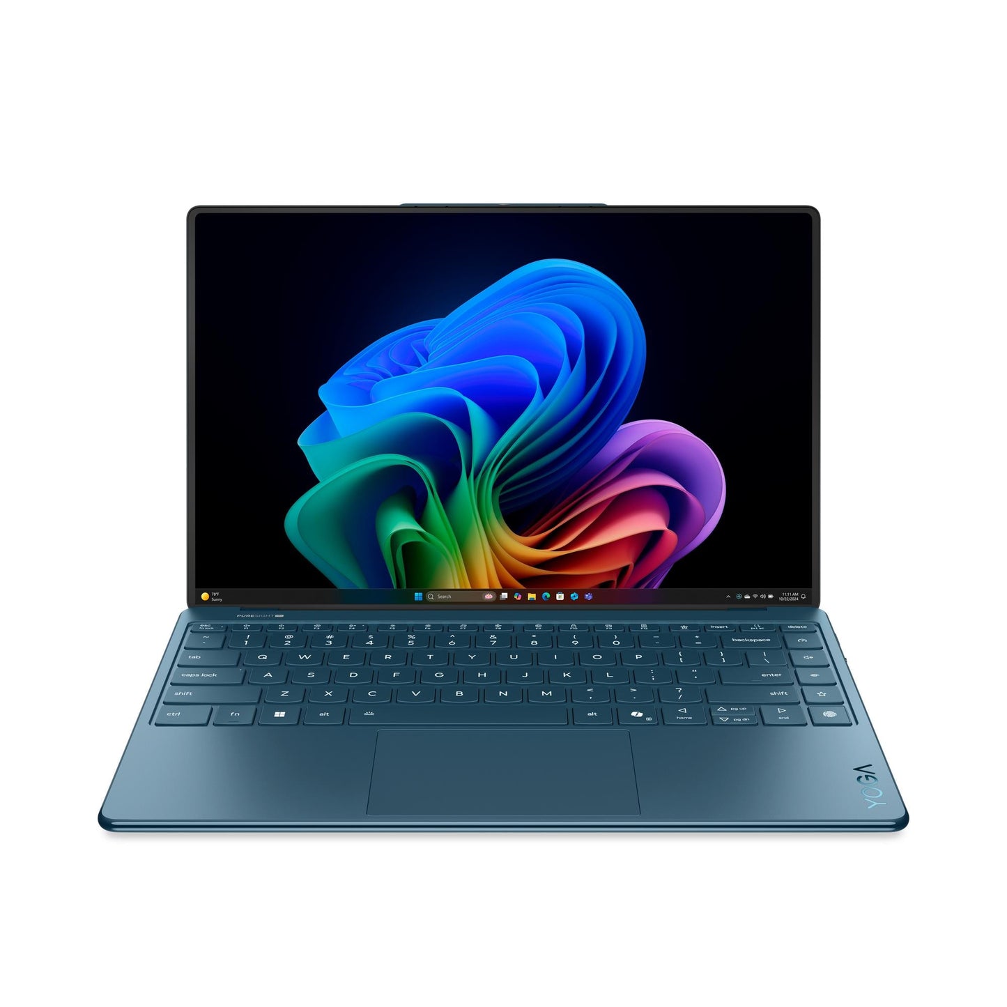 Lenovo Yoga Slim 9 14ILL10 Copilot+ PC 32GB RAM, 1TB SSD, Intel Core Ultra 7-258V, 14-inch 4K WQUXGA (3840x2400) Touch display, Tidal Teal, 83CX000MAX