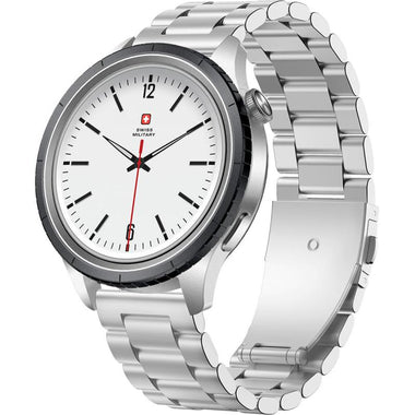 DOM 8 Smartwatch with Steel Strap – Black