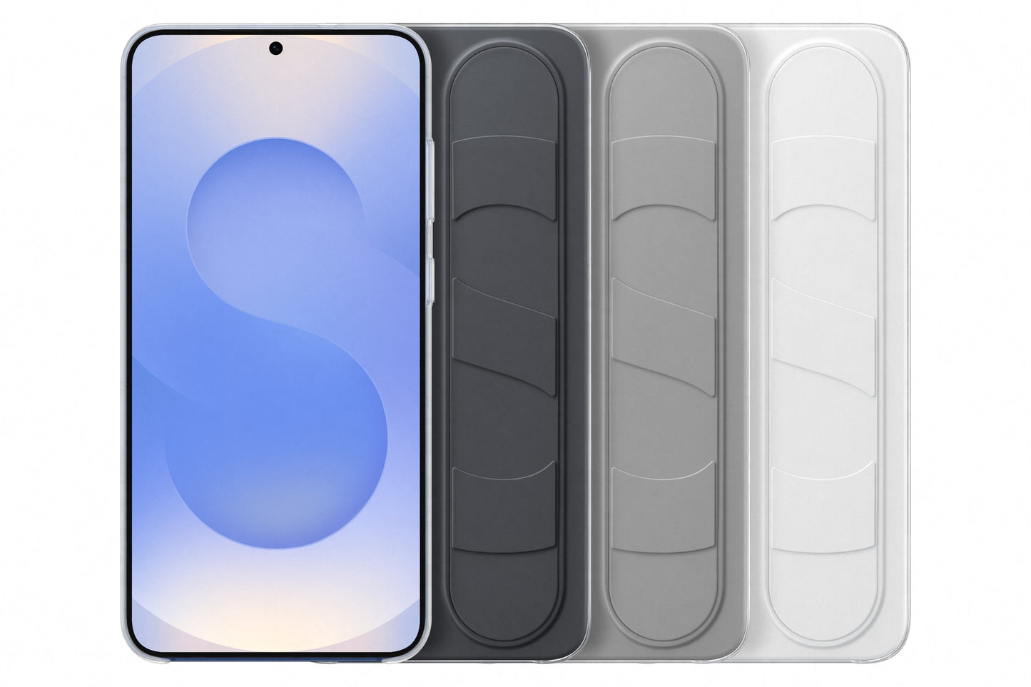 Samsung S25 Plus Standing Grip Case White, EF-GS936CWEGWW