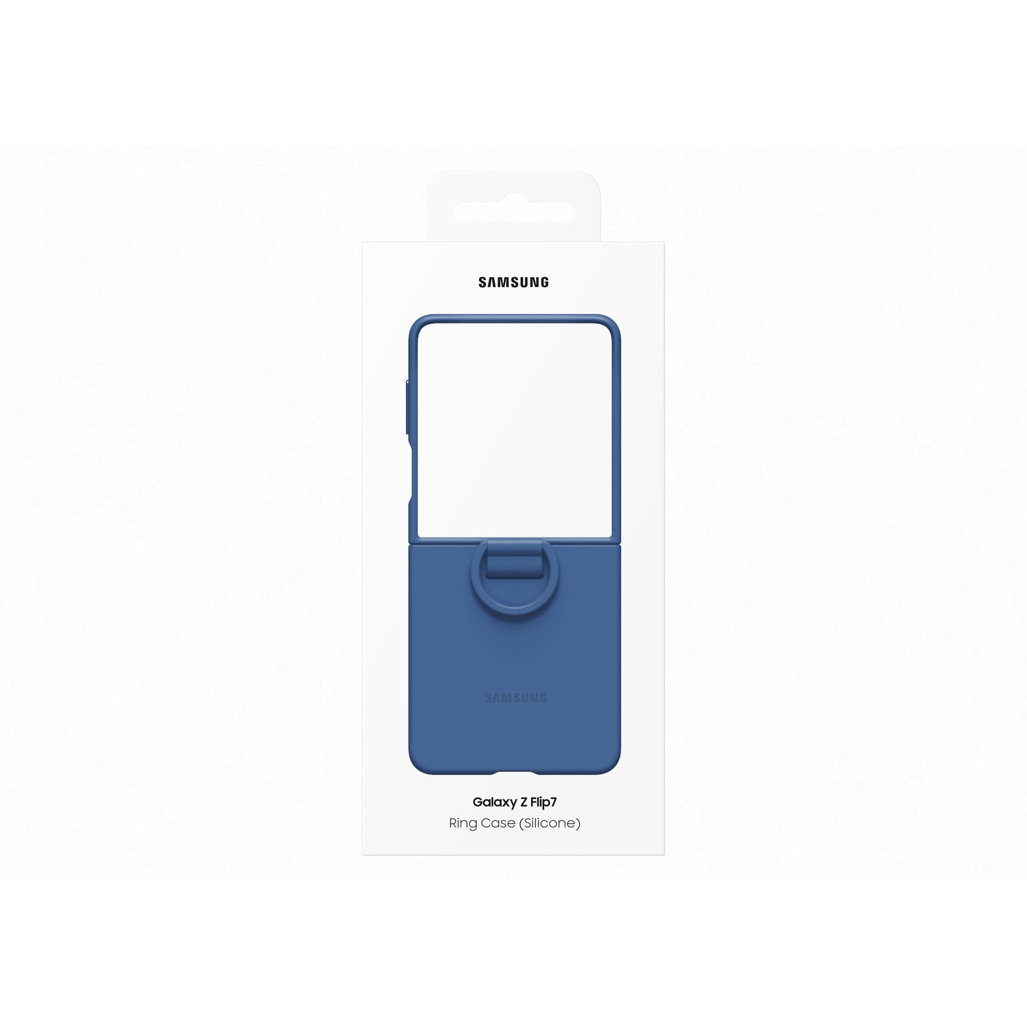 Samsung Galaxy Z Flip7 Silicone Ring Case, Navy