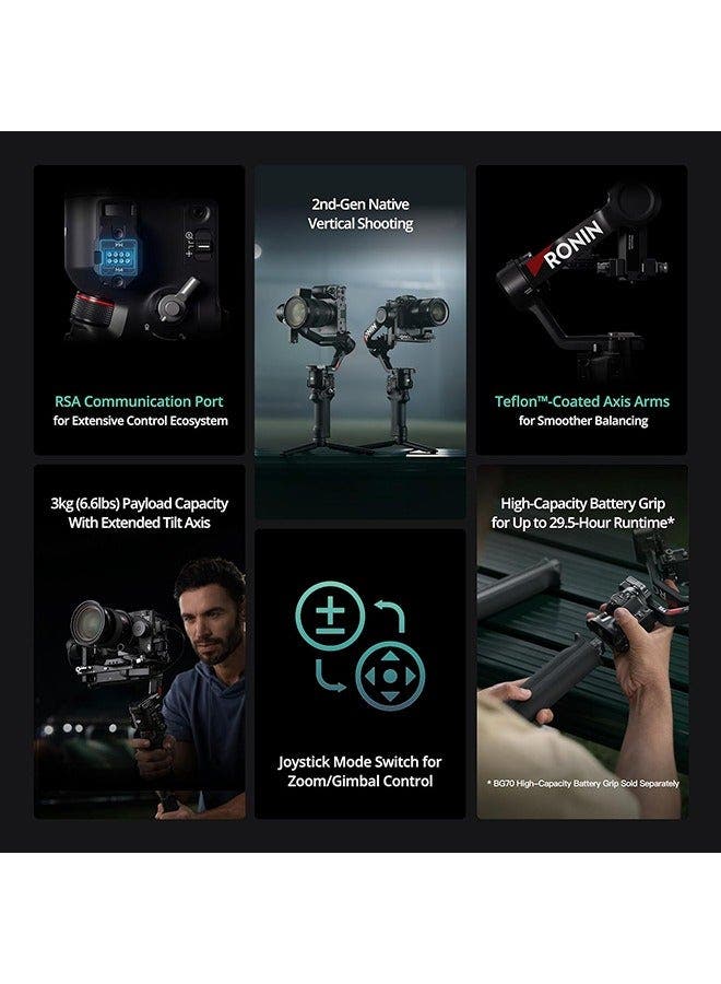 DJI RS400P-C1 RS 4 Pro Combo Gimbal Stabilizer