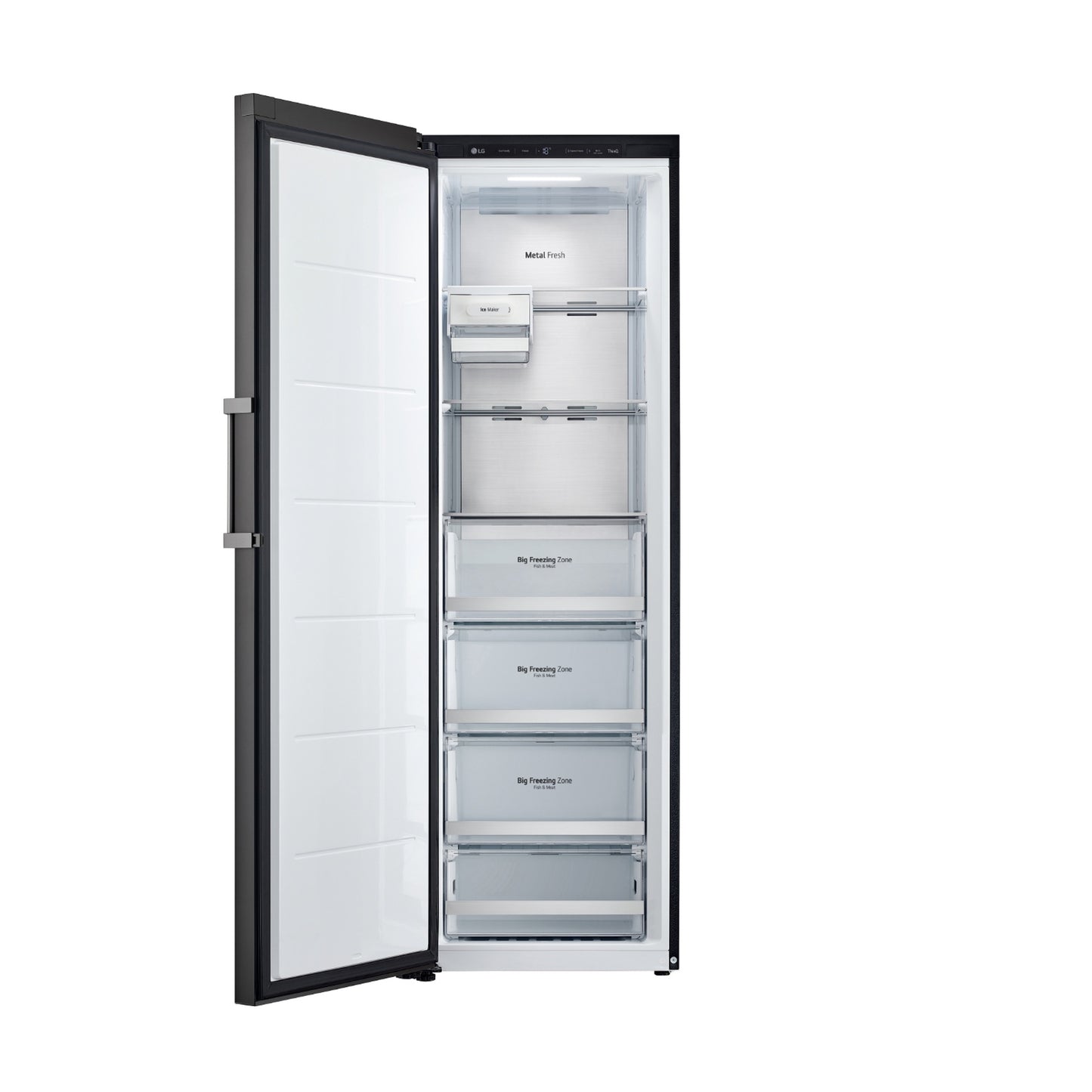 LG Upright Freezer, Inverter Compressor, Multi AirFlow, 321L, Beige, LOB454FGQM