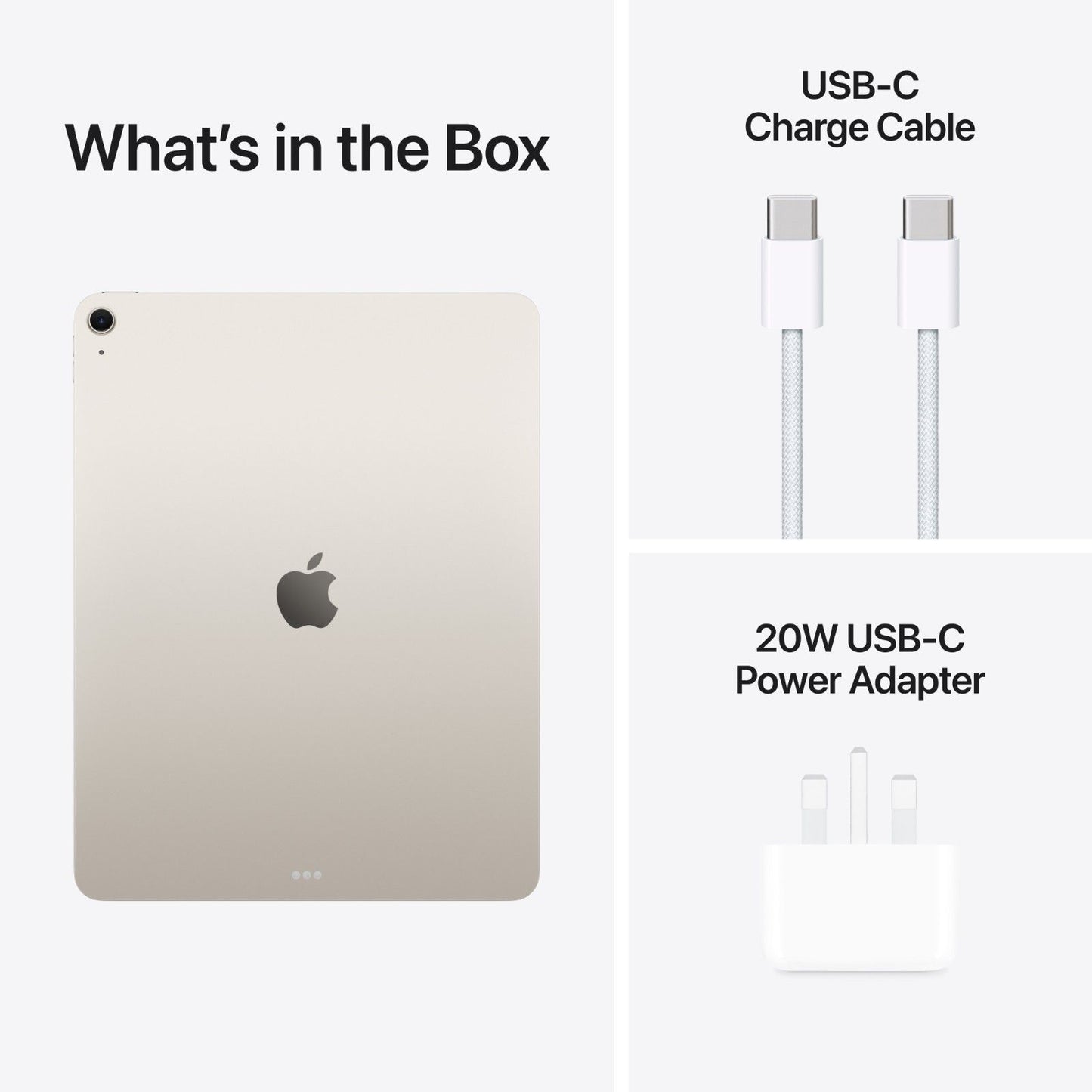 Apple iPad Air 13 M3 Chip, 256GB Storage, Wi-Fi, Starlight, UAE Version