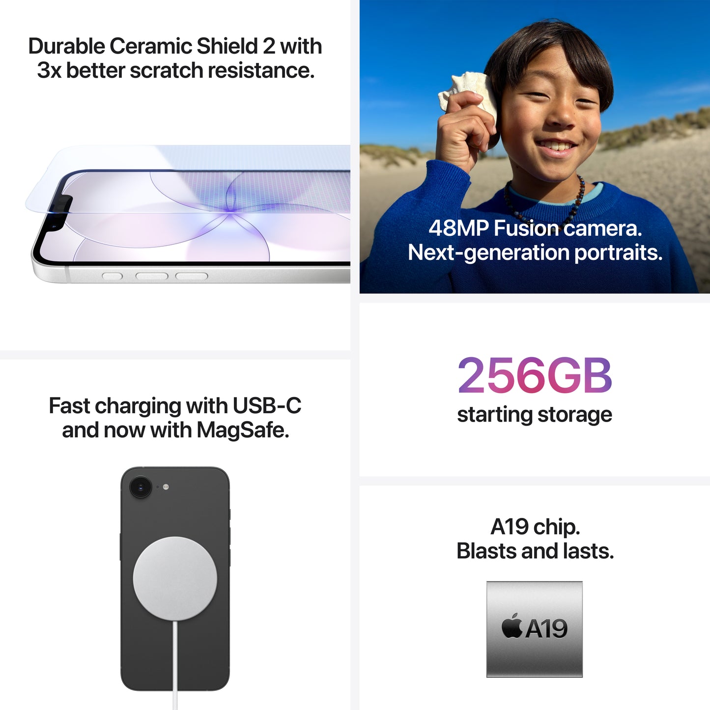 Apple iPhone 17e 512GB 5G Smartphone – White
