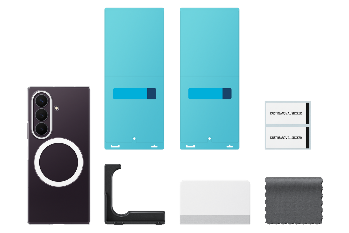 Samsung Z Fold8 Ultra Clear Magnet Case - Contents
