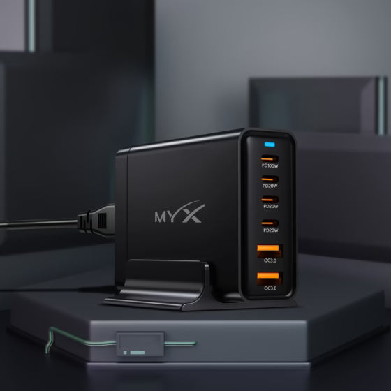 MYX PRO POWERDOCK 100W CHARGING STATION BLK