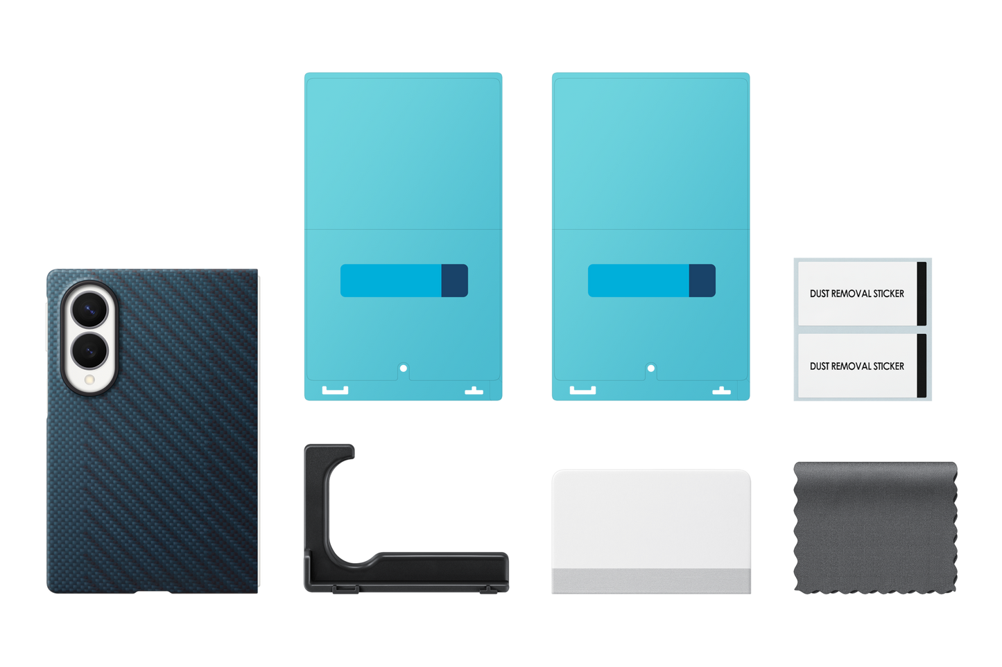 Samsung Z Fold8 Carbon Magnet Case Blue - Contents