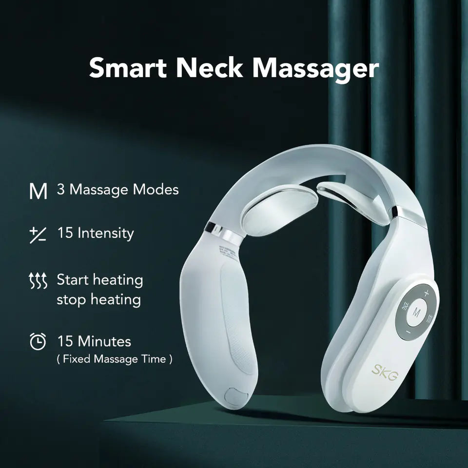 SKG 4098E Neck Massager, Electric Neck Therapy Device, Deep Tissue Relaxation & Muscle Relief