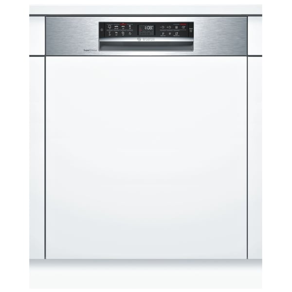 Bosch Series 6 13 Place Settings Semi-Integrated Built-in Dishwasher 60 cm Stainless Steel SMI68MS10M [Open Unit]