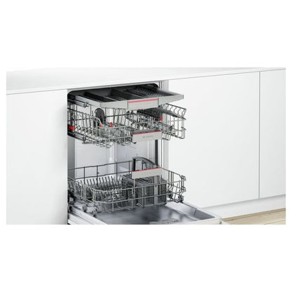 Bosch Series 6 13 Place Settings Semi-Integrated Built-in Dishwasher 60 cm Stainless Steel SMI68MS10M [Open Unit]