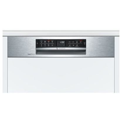 Bosch Series 6 13 Place Settings Semi-Integrated Built-in Dishwasher 60 cm Stainless Steel SMI68MS10M [Open Unit]