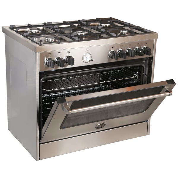 Bertazzoni 90x60 Full Gas Cooker, Steel, MAS905GGVLXC, 1 Year Warranty