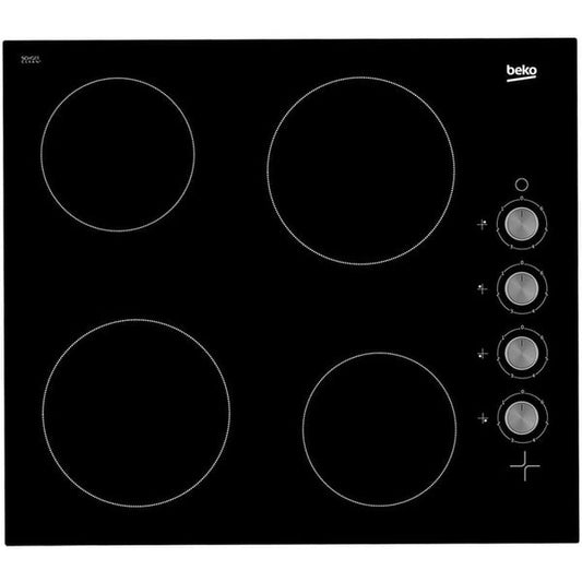 BEKO  HIC64100  BI HOB, 60 cm hobElectric, 4 Zone, Stainless Steel, Knob Control, 220-240 Volts, 50-60 Hz, 60 cm hobElectric, Turkey, Inox