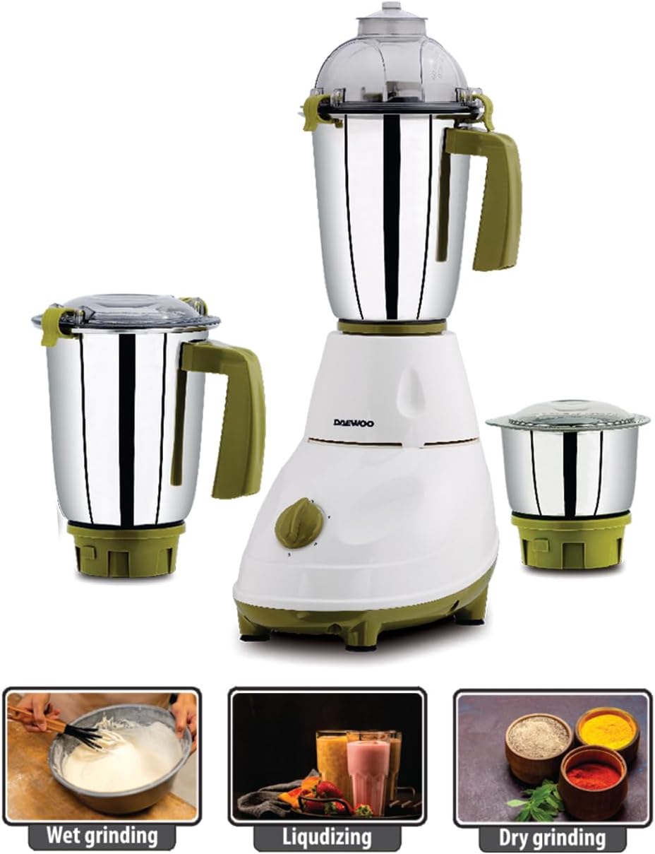 Daewoo Mixer Grinder 1.5 Liters, 550W, DMG-5501