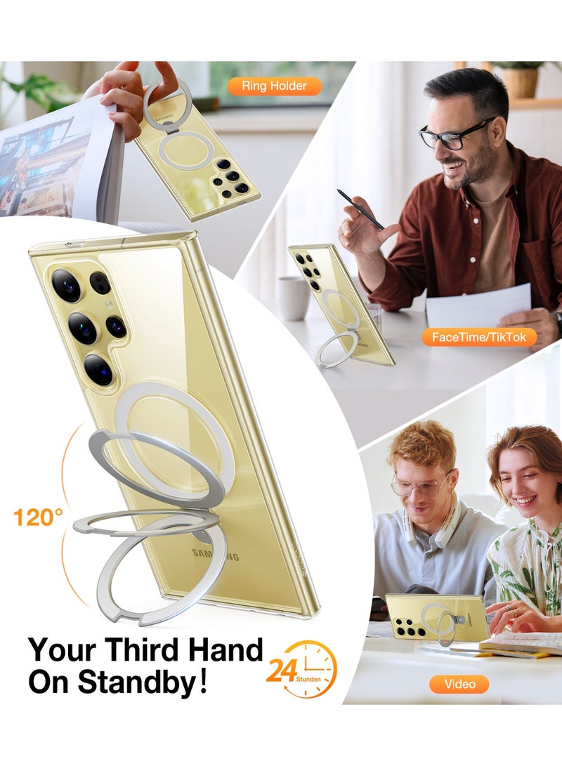 TORRAS UPRO Ostand Case for Samsung Galaxy S24 Ultra - Clear