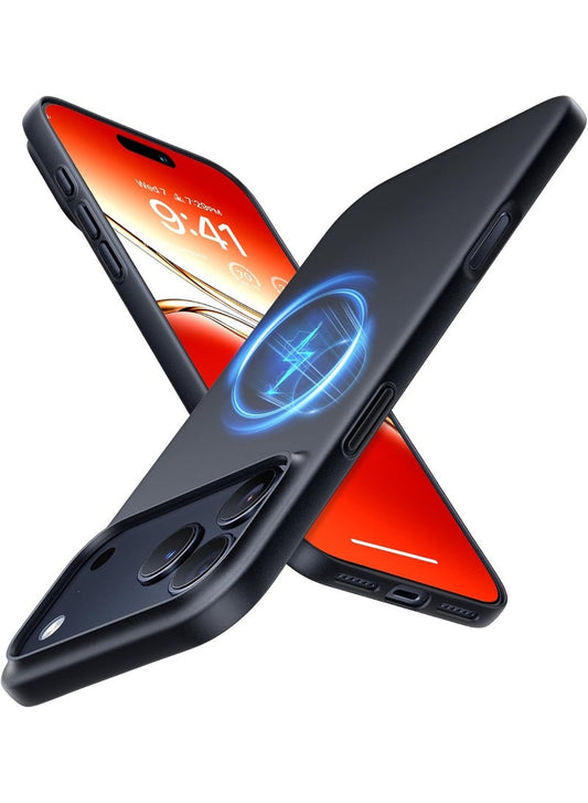 TORRAS Slimfit Magnetic Case for iPhone 17 Pro Max - Black