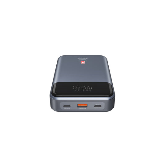 Swiss Military 20000mAh Power Bank 140W Fast Charging – Gray