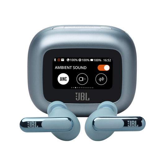 JBL Live Beam3 True Wireless Noise Cancelling Earbuds, Blue