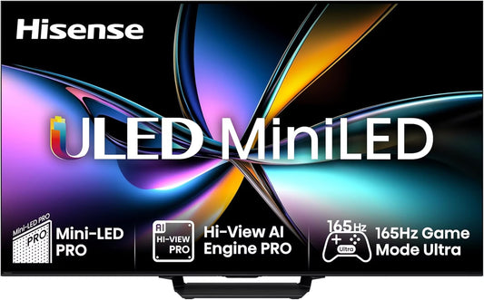Hisense 85 Inch 4K Mini-LED QLED TV, 144Hz – 85U7Q Pro