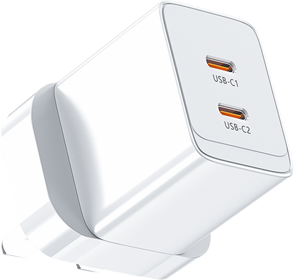 INET INWC40WGA — 40W GaN Wall Charger, USB-C Power Delivery (White)