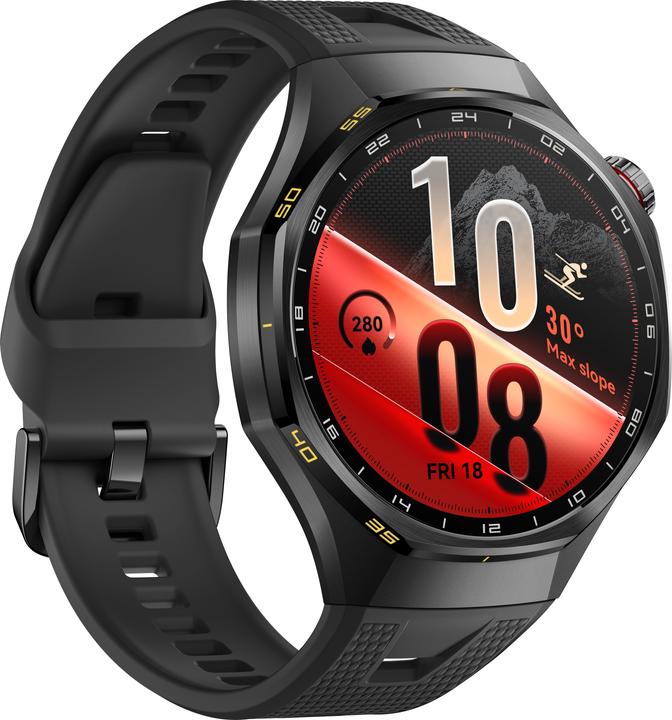 Huawei Watch GT 7 Pro 46mm Black — titanium case detail