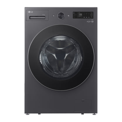 LG Front Load Washing Machine, 17.5 kg, 1000 RPM, Essence Graphite, F0Z8DYPK4