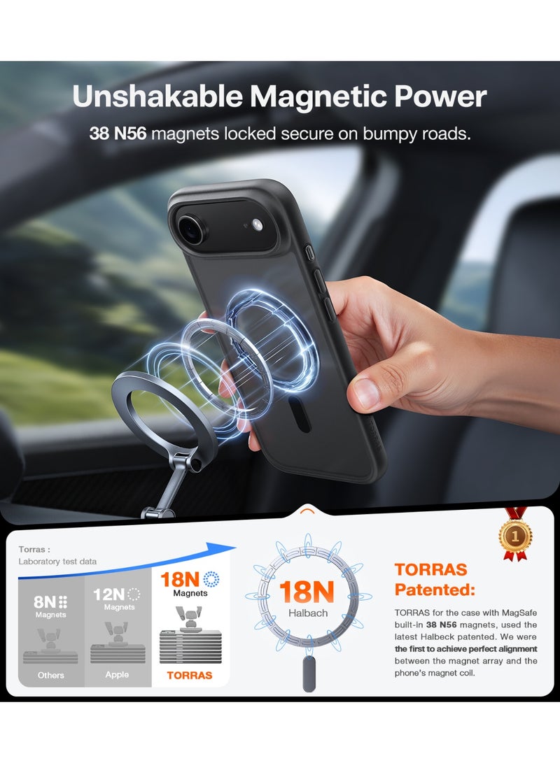 TORRAS Guardian Magnetic Case for iPhone 17 Air - Black