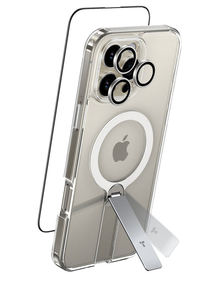 TORRAS Pstand 3-in-1 Bundle for iPhone 16 Pro Max - Clear