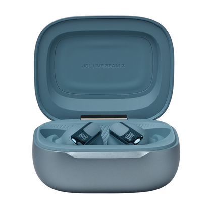 JBL Live Beam3 True Wireless Noise Cancelling Earbuds, Blue