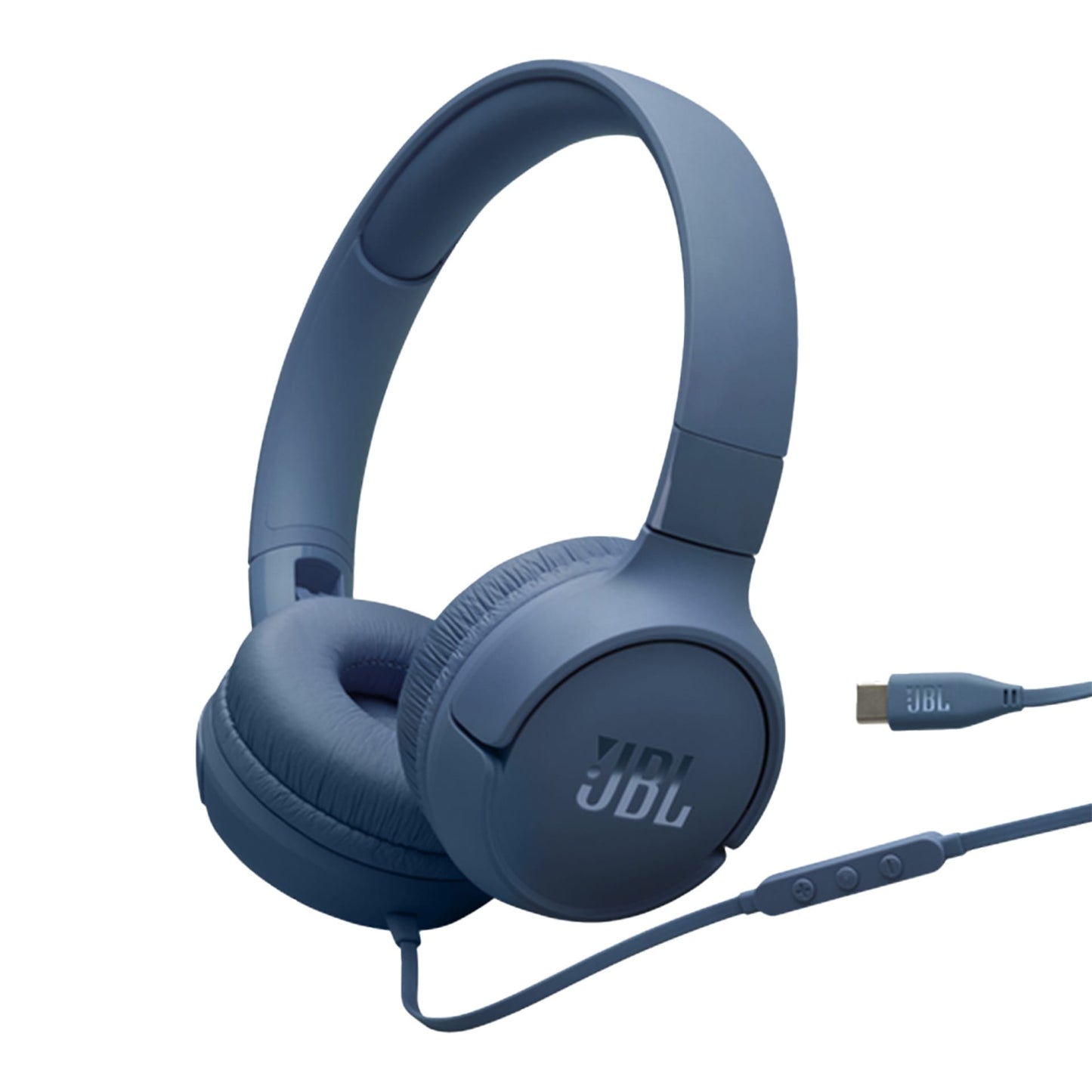 JBL Tune 520C USB-C Wired Headphones Blue