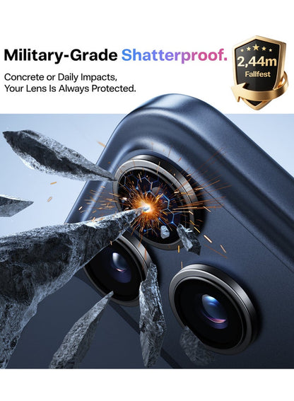 TORRAS LensGuard Camera Lens Protector for iPhone 17 Pro Max - Black